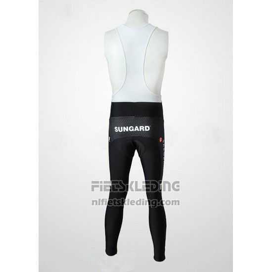 2010 Fietskleding Saxo Bank Zwart en Wit Lange Mouwen en Koersbroek